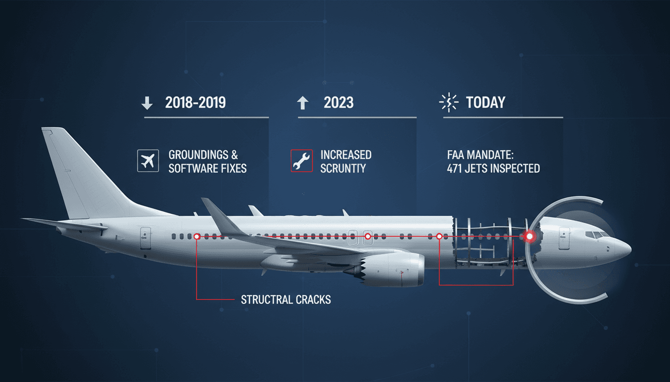 FAA orders inspections of Boeing 737 Max jets for safety concerns