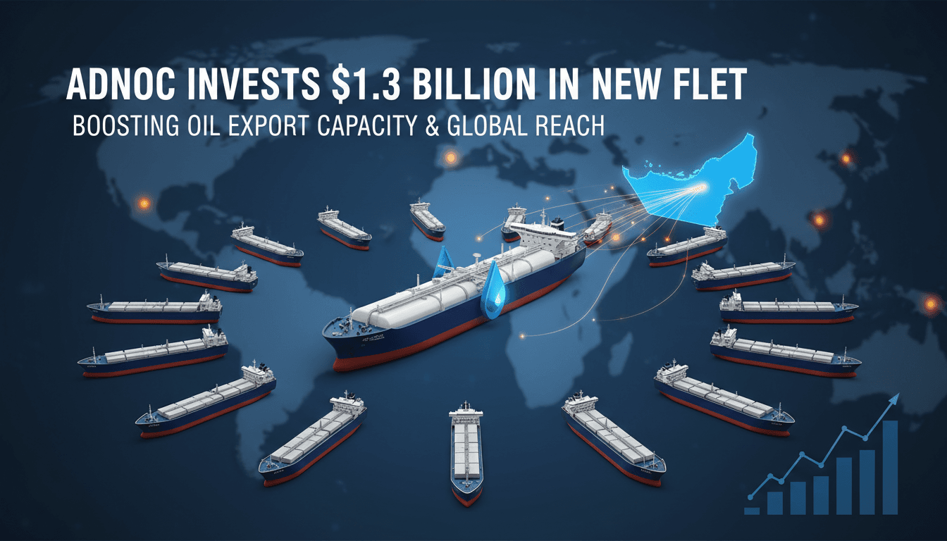 ADNOC's new vessels for enhanced oil export capacity