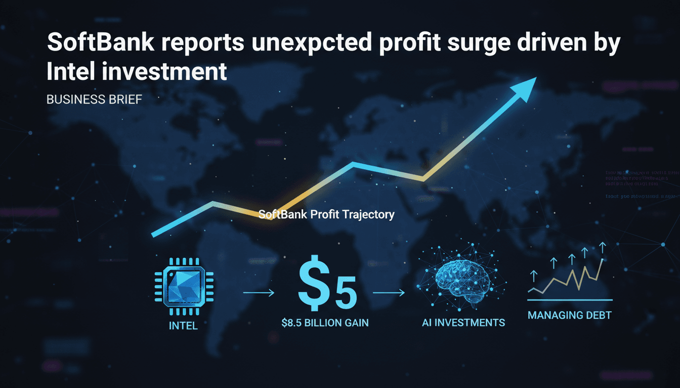 SoftBank's financial growth driven by Intel investment