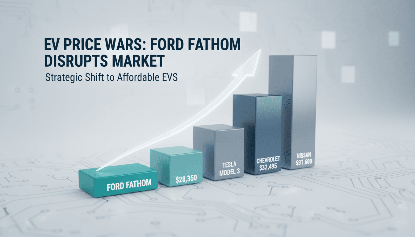 Ford Fathom electric vehicle launch announcement