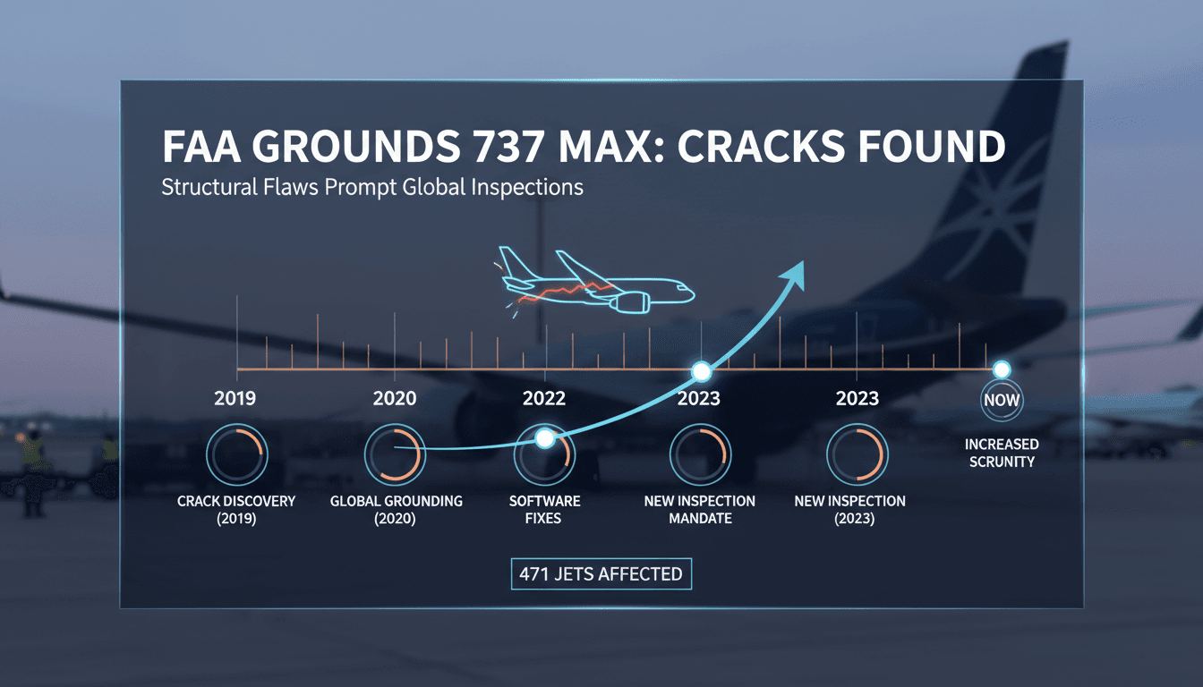 FAA Orders Inspections of 471 Boeing 737 Max Jets Due to Structural Cracks