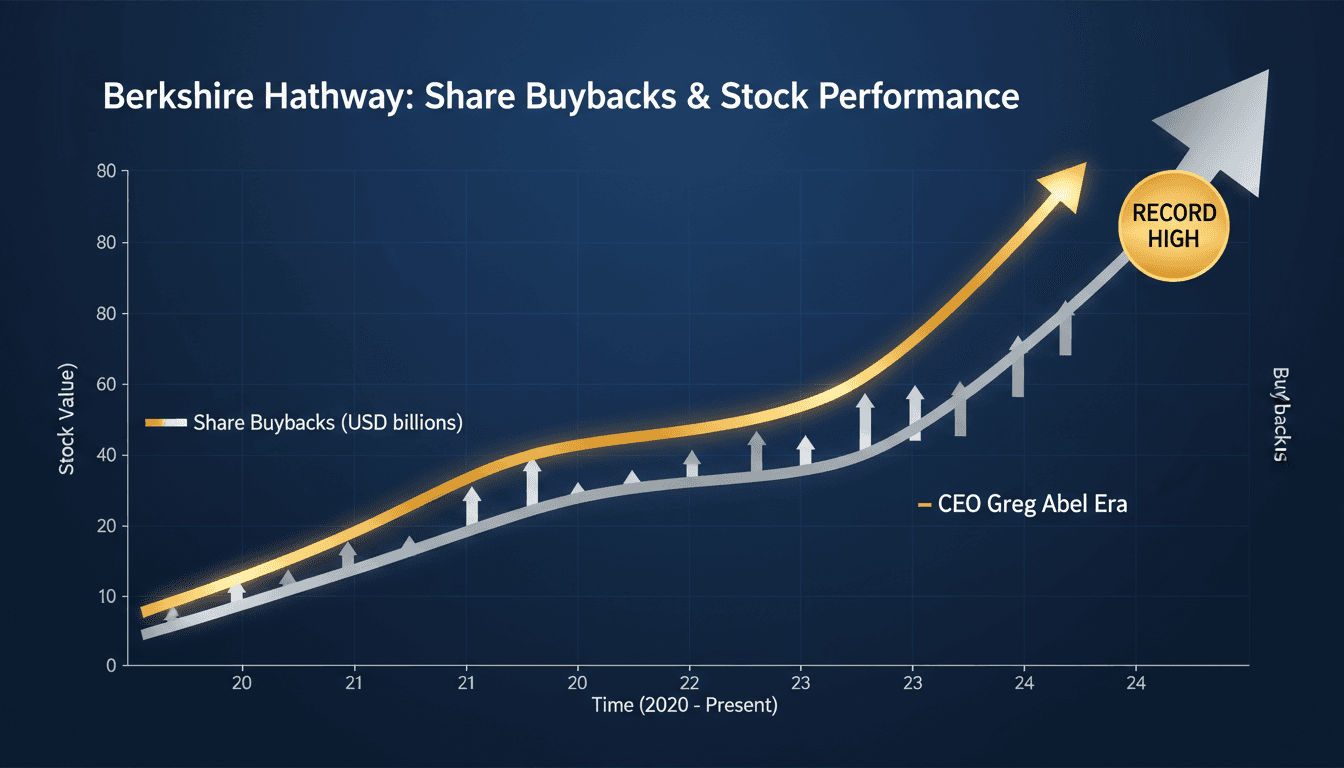 Berkshire Hathaway stock performance chart under CEO Greg Abel