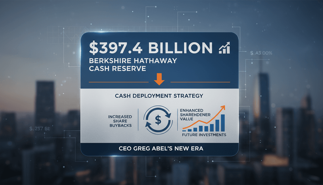 Berkshire Hathaway's CEO Greg Abel discussing cash deployment strategy.