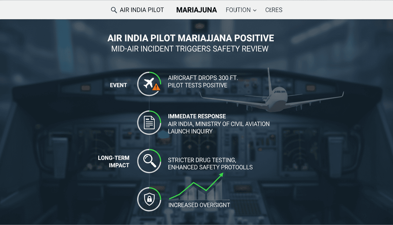 Air India aircraft in flight with a focus on safety measures
