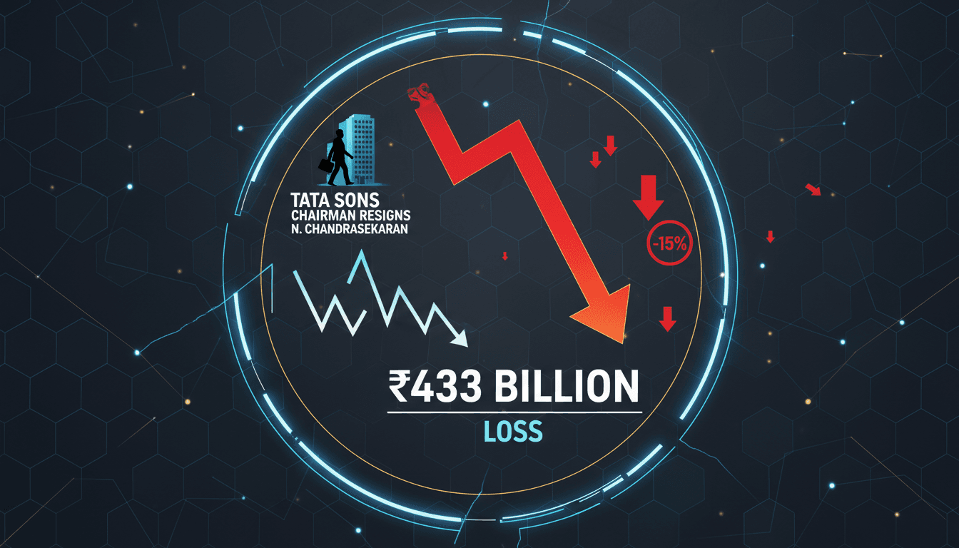 Natarajan Chandrasekaran resigns as chairman of Tata Sons amidst leadership challenges.