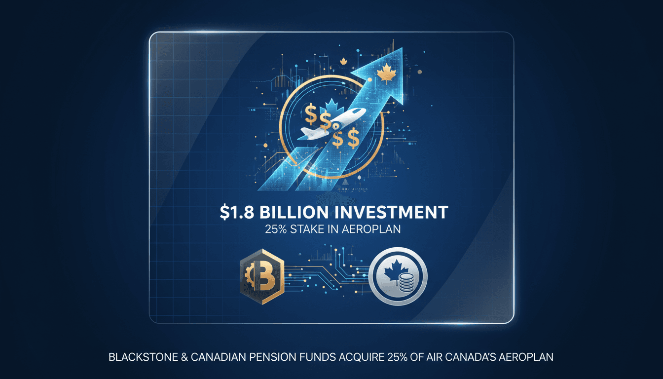 Blackstone and Canadian pension funds investment in Air Canada's Aeroplan program