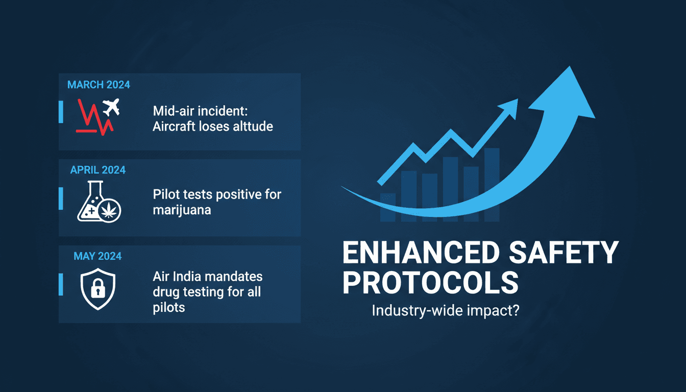 Air India pilots undergoing drug testing after safety incident