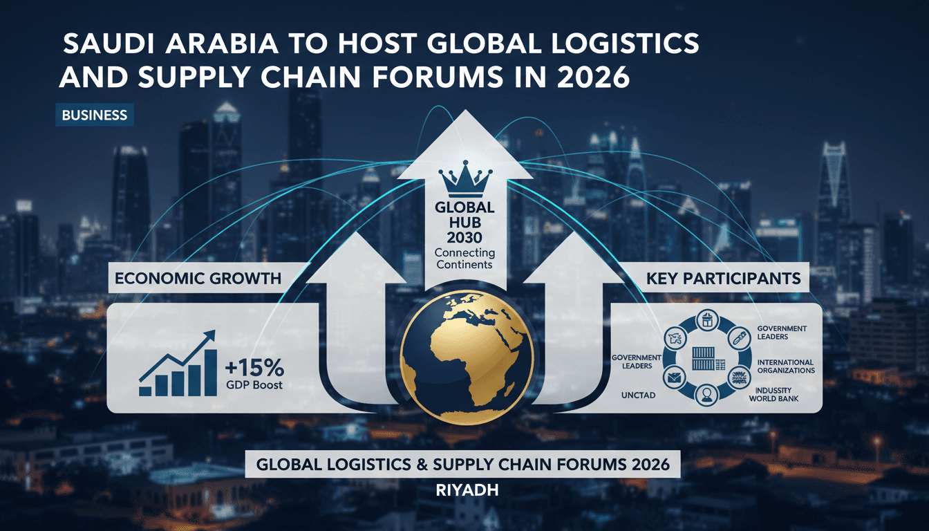 Saudi Arabia's King Abdulaziz International Conference Center hosting logistics forums