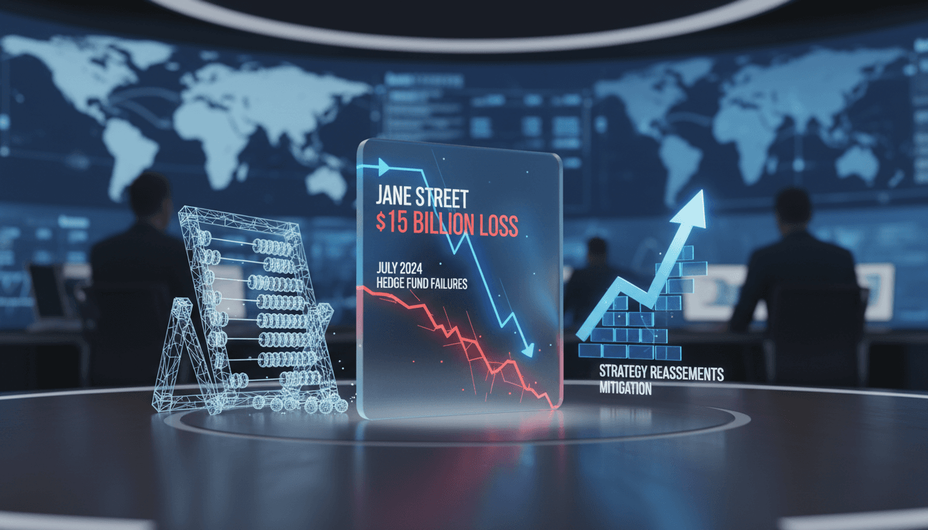 Graph showing Jane Street's financial performance and risk management challenges.