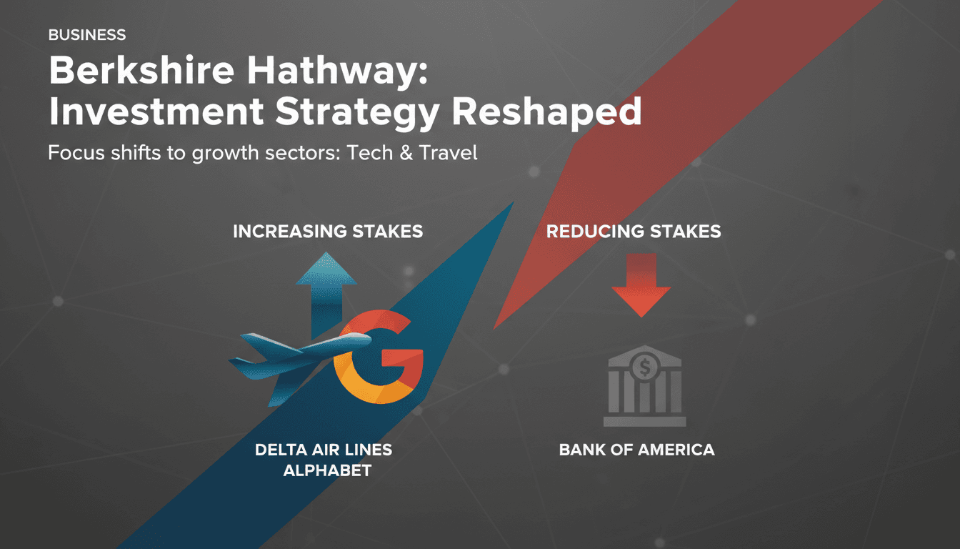 Berkshire Hathaway's investment strategy changes with Delta and Alphabet stakes
