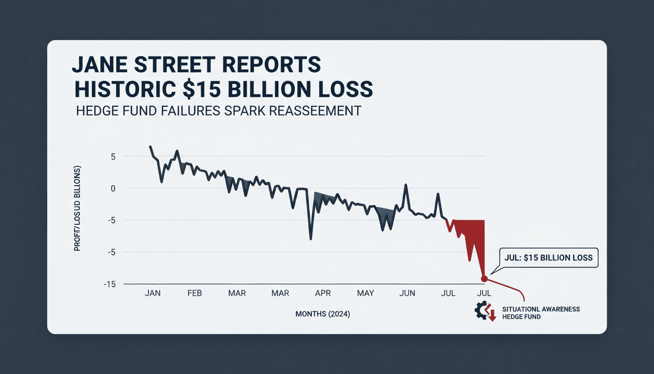 Jane Street reports historic $15 billion loss due to hedge fund failures