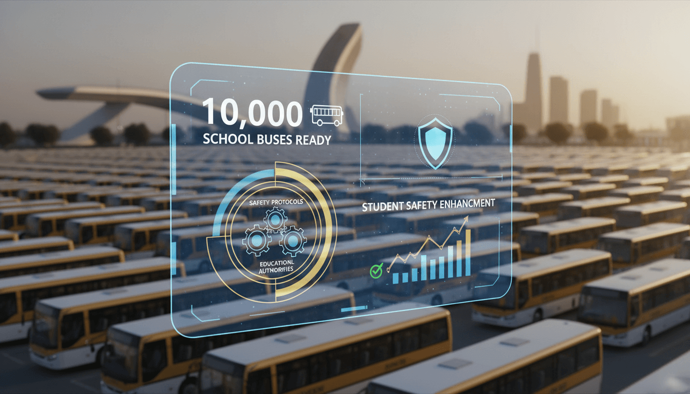 Emirates Transport school buses ready for the academic year