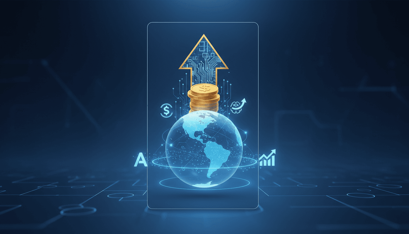 Alphabet Inc. logo with financial graphs representing bond market activity