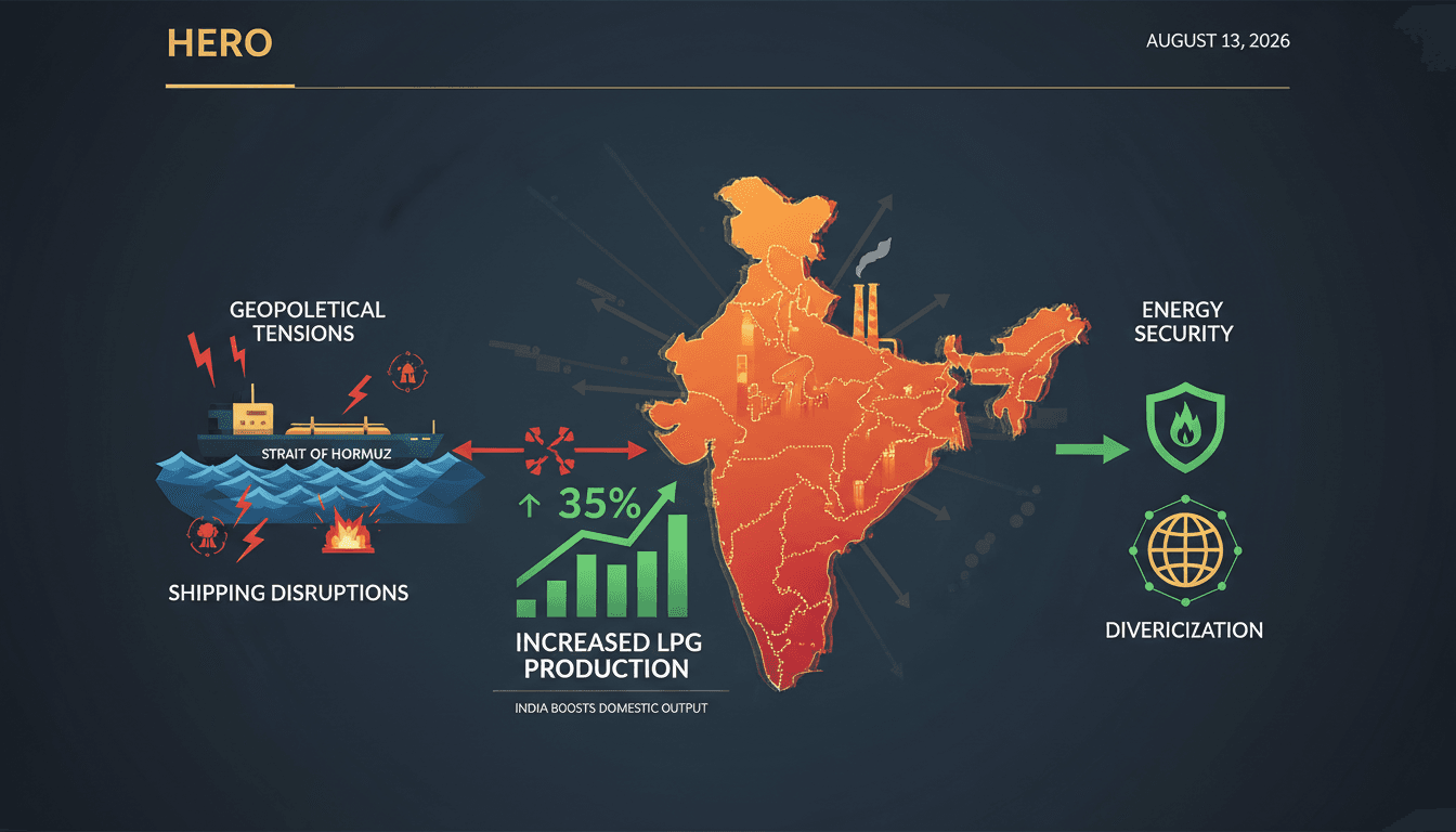 India Increases LPG Production in Response to Strait of Hormuz Disruptions