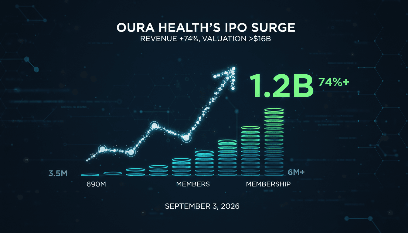 Oura Health's IPO filing highlights significant revenue growth and market positioning in health tech wearables.