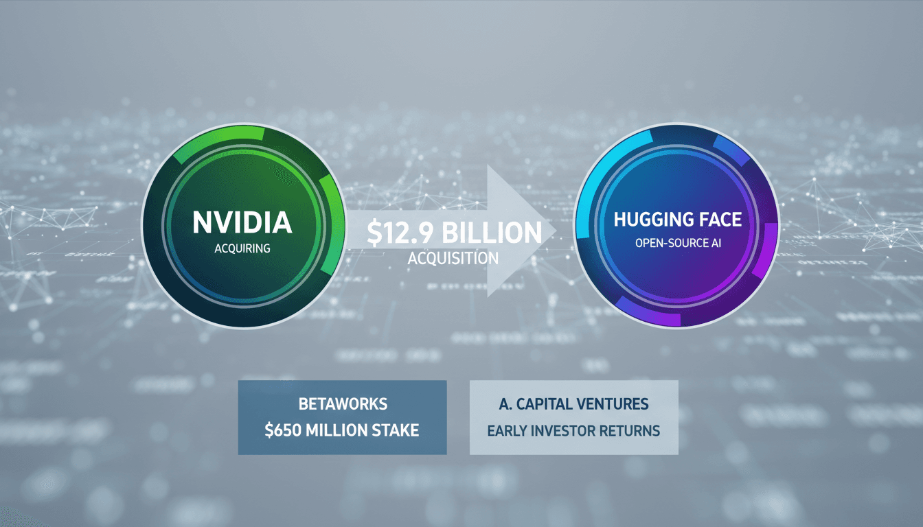 Nvidia Acquires Hugging Face for $12.9 Billion with Betaworks Securing $650 Million Stake