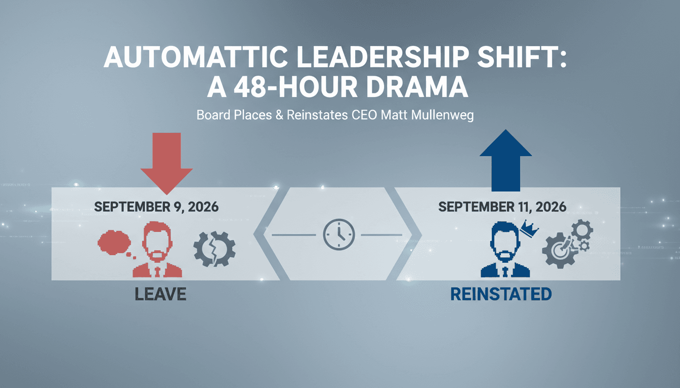 Automattic Board Places CEO Matt Mullenweg on Paid Leave Before Reinstatement