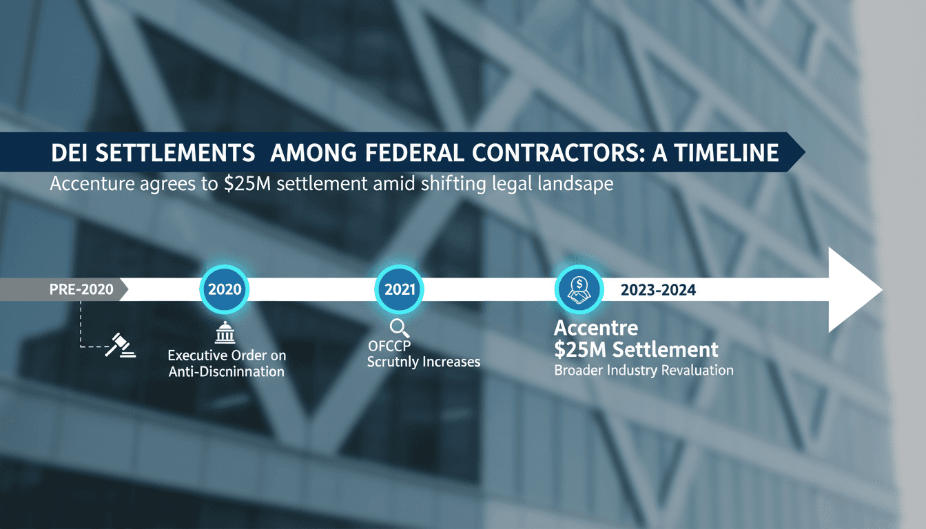 Accenture Settles DOJ Discrimination Allegations for $25 Million