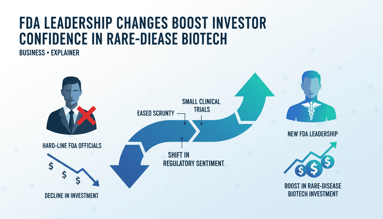 FDA Leadership Changes Boost Investor Confidence in Rare-Disease Biotech