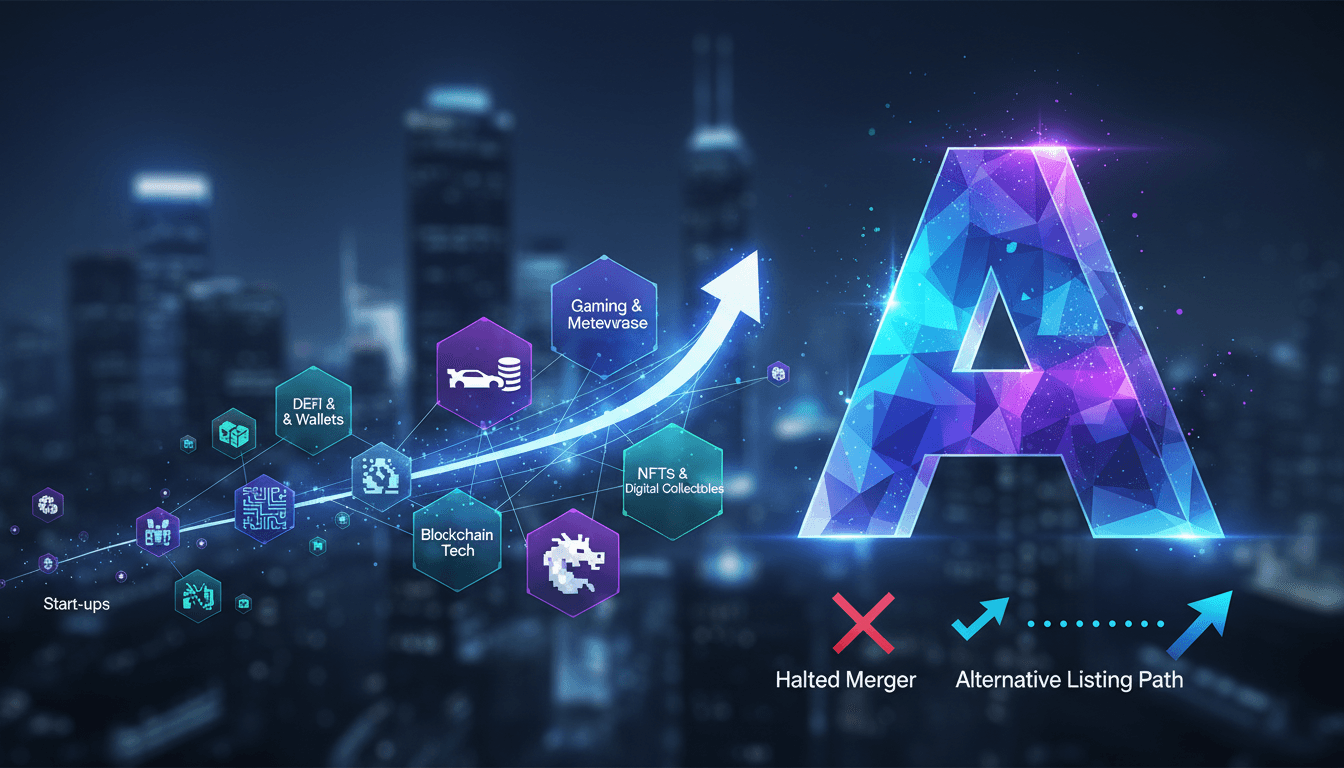 A visual representation of Animoca Brands' investment portfolio and its impact on the digital asset market.