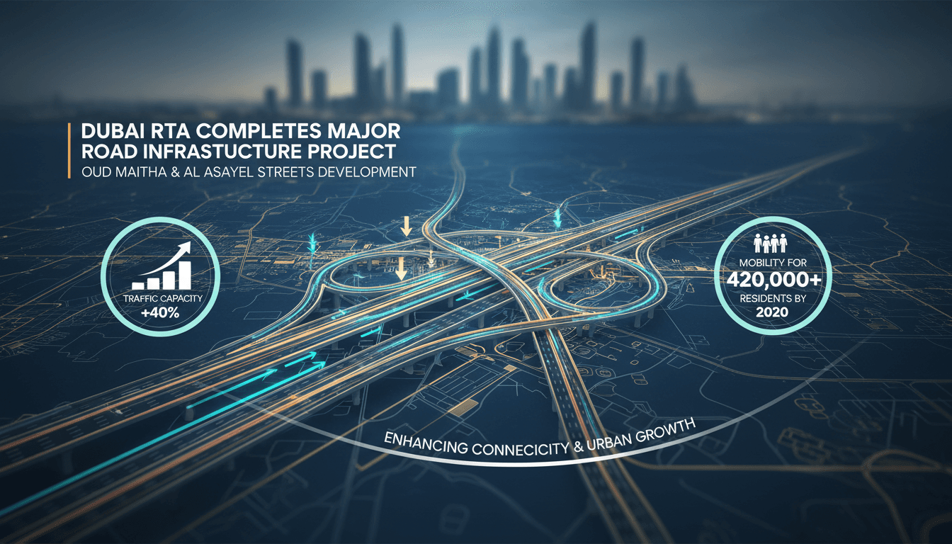 Dubai RTA Completes Major Road Infrastructure Project Enhancing Traffic Flow