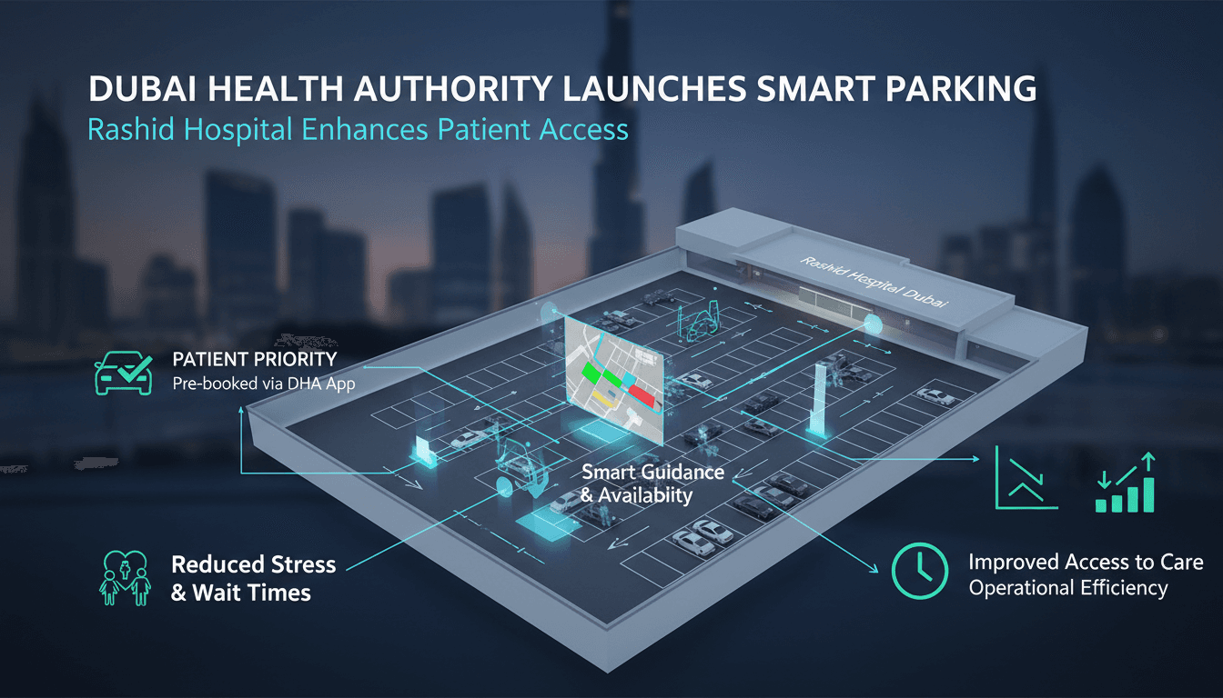 Dubai Health Authority Launches Smart Parking System at Rashid Hospital