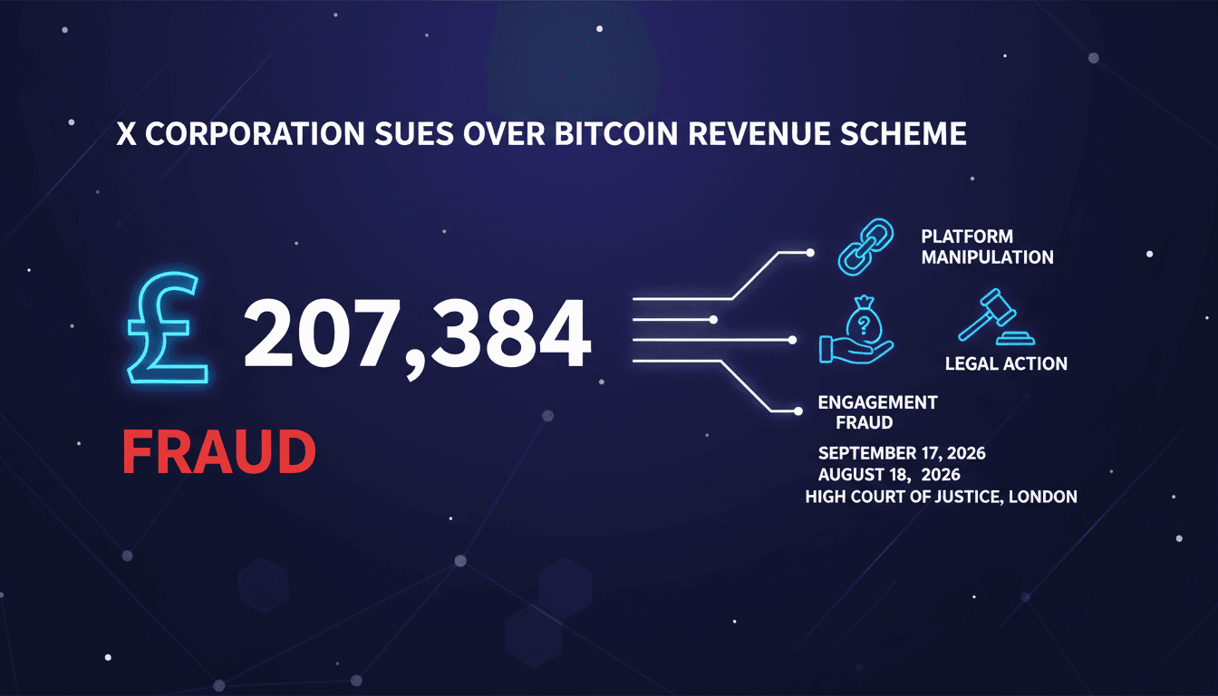 X Corporation Initiates Legal Action Against Users for Fraudulent Bitcoin Revenue Scheme