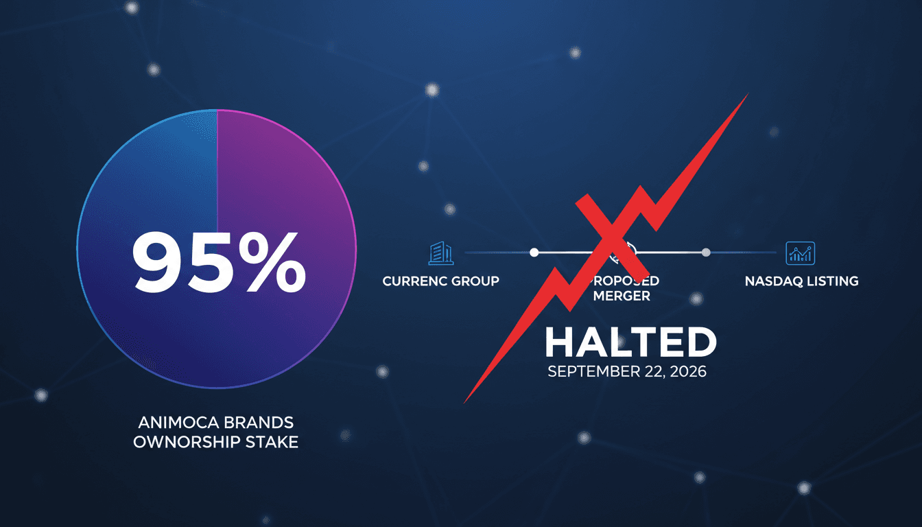 Animoca Brands Halts Merger with Currenc Group, Postponing Nasdaq Listing Plans