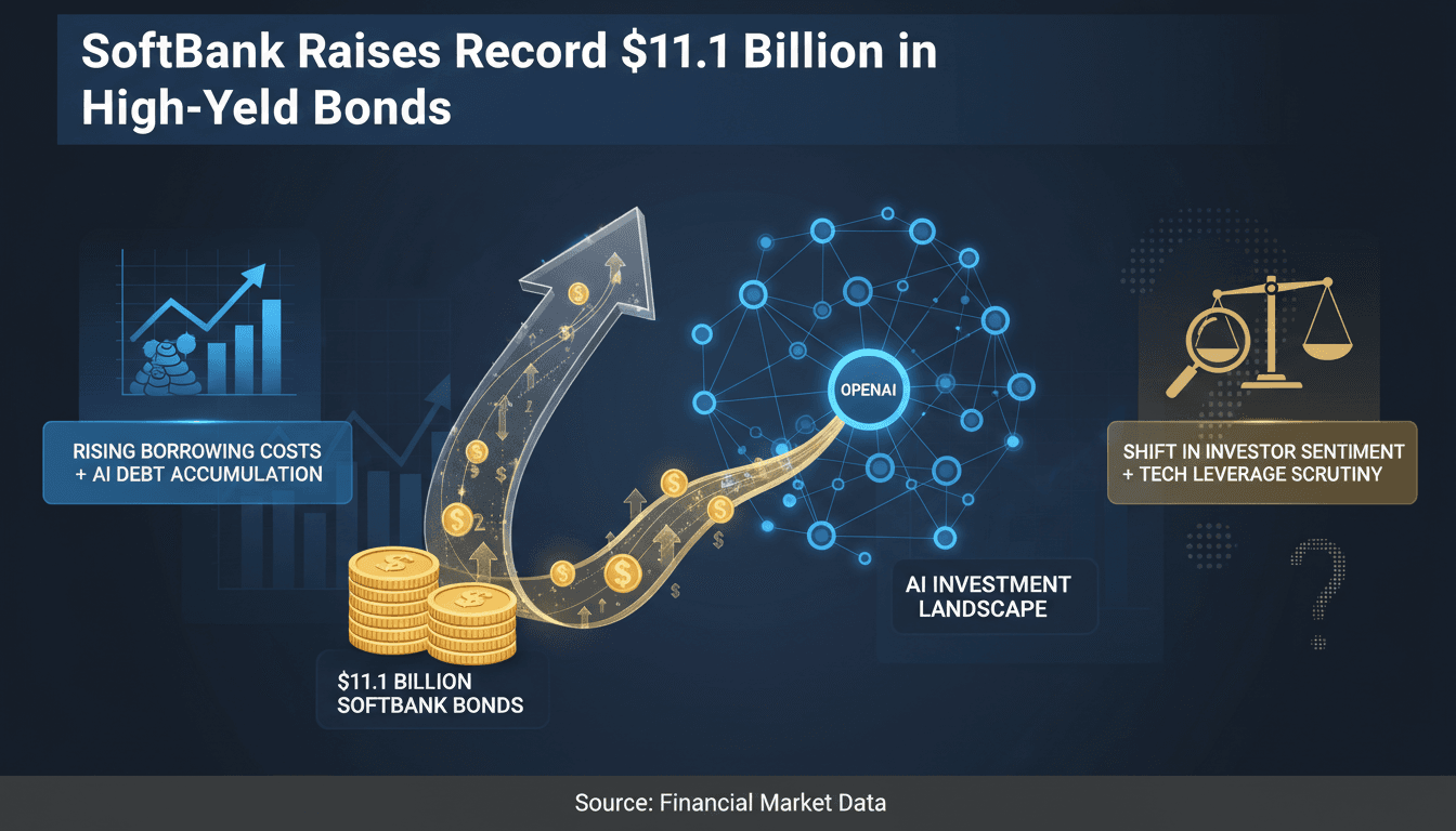 SoftBank Raises Record $11.1 Billion in High-Yield Bonds to Fund OpenAI Investment