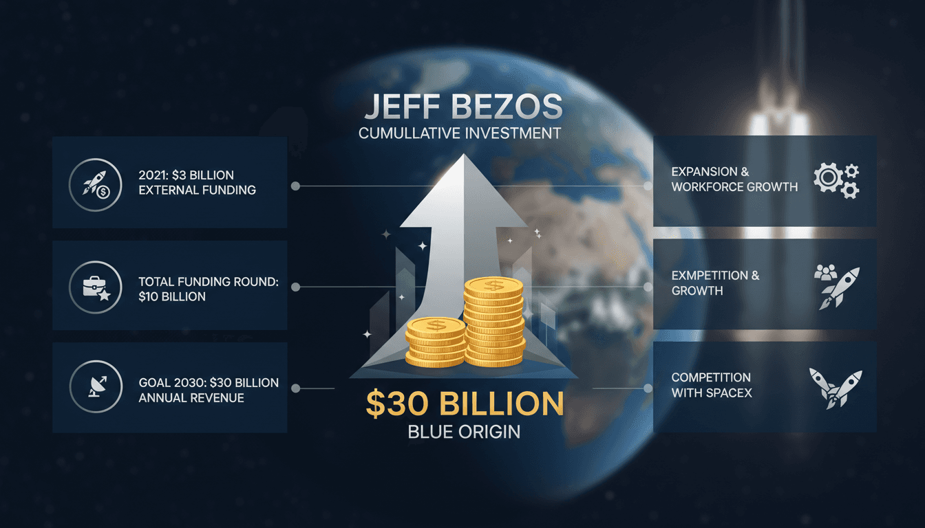 Jeff Bezos Invests $30 Billion in Blue Origin During First External Funding Round