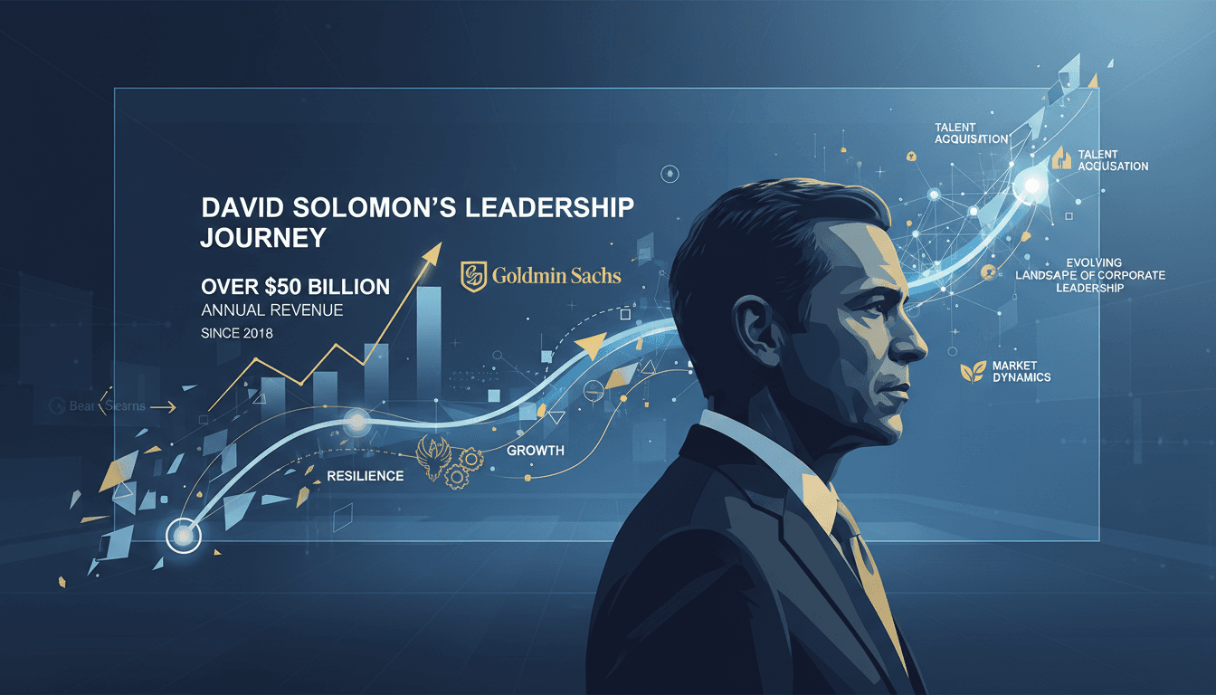 David Solomon's career highlights and the shift in corporate leadership values.