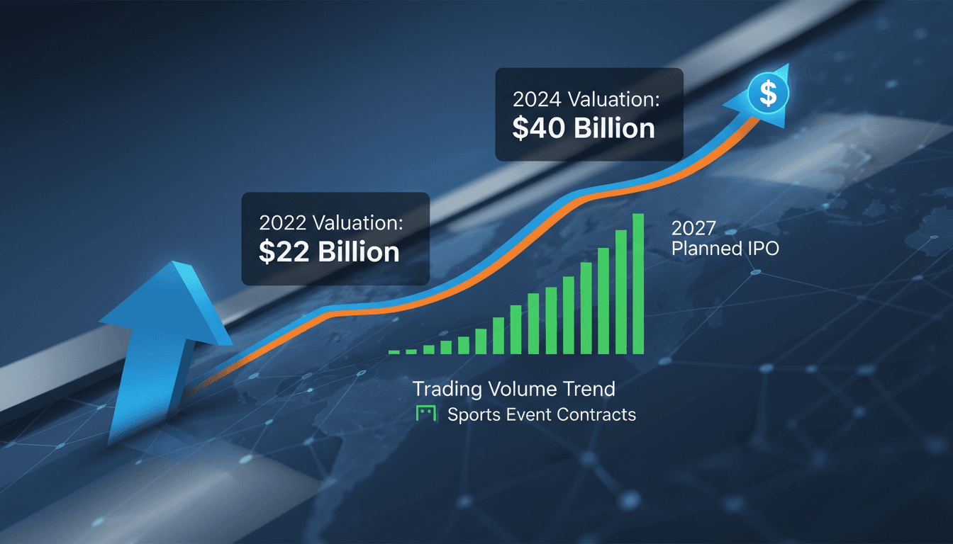 Kalshi Inc. Approaches $40 Billion Valuation in Final Pre-IPO Funding Round