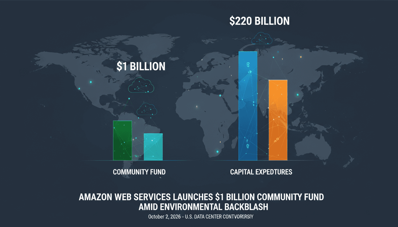 Amazon Web Services Launches $1 Billion Community Fund Amid Environmental Backlash