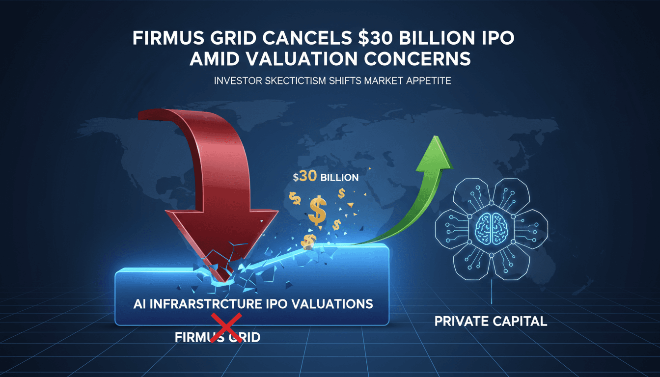 Infographic showing the shift in investor sentiment towards AI IPO valuations.