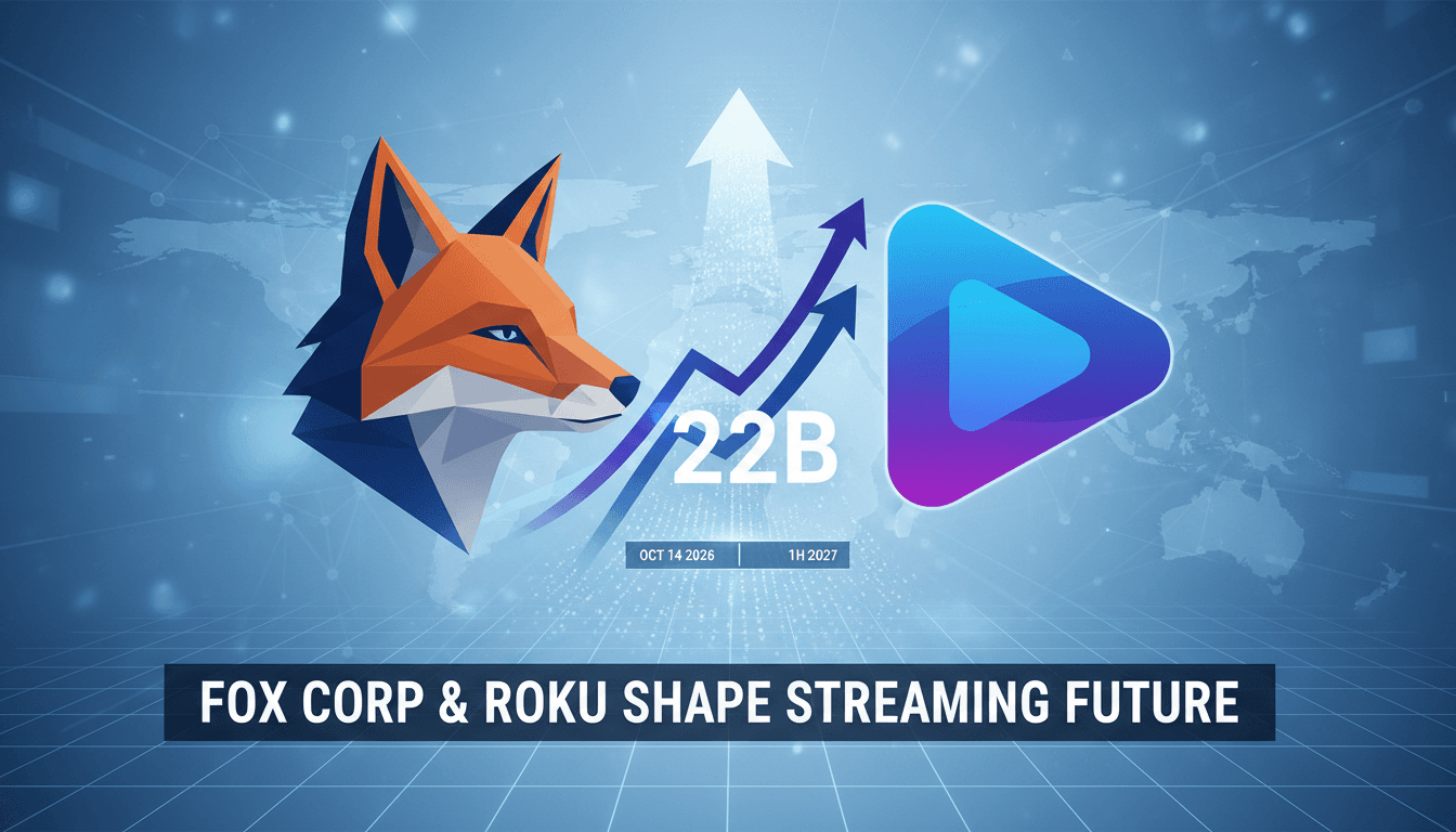 Visual representation of Fox Corporation's $22 billion acquisition of Roku, highlighting key figures and market impact.