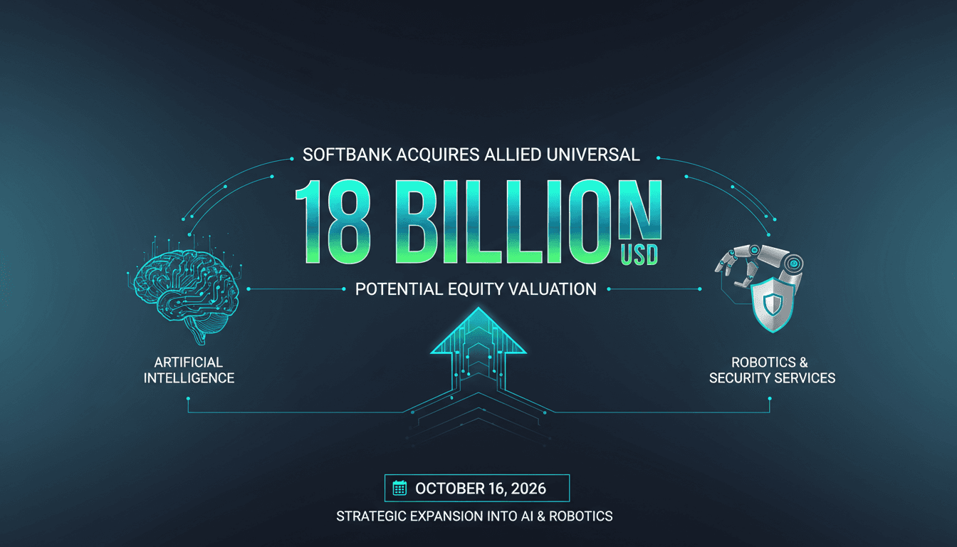 SoftBank Initiates Acquisition Talks for Allied Universal Valued at $18 Billion