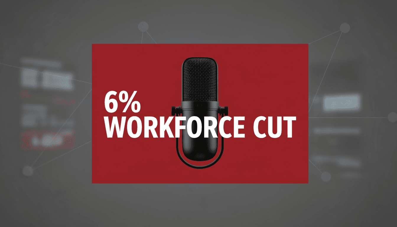 Minimalist graphic highlighting Netflix video podcast push and executive hire Steve Wilson