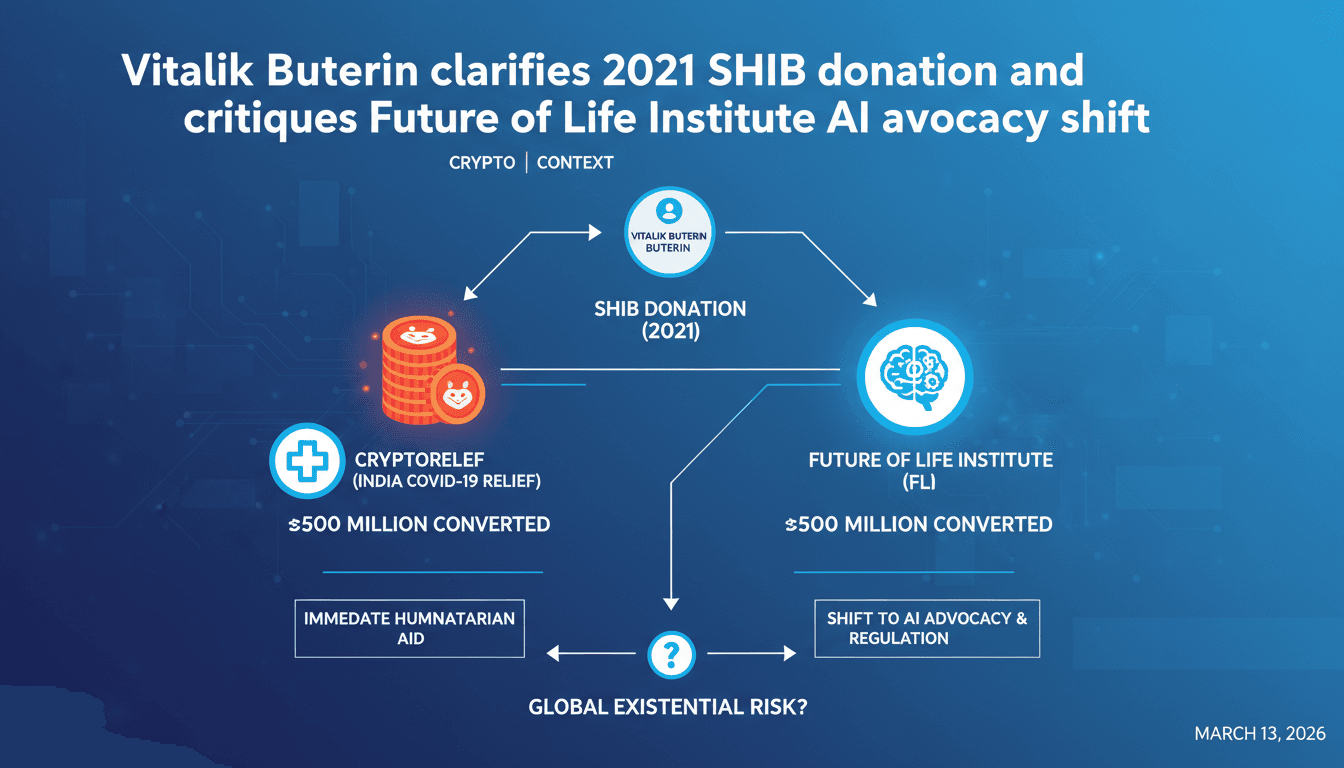 Vitalik Buterin clarifies 2021 SHIB donation and critiques Future of Life Institute AI advocacy shift