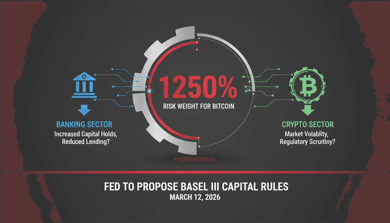 Fed to Propose Basel III Capital Rules with 1250% Risk Weight for Bitcoin
