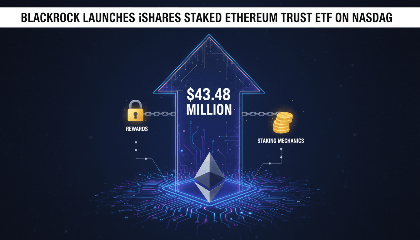 BlackRock Launches iShares Staked Ethereum Trust ETF on Nasdaq