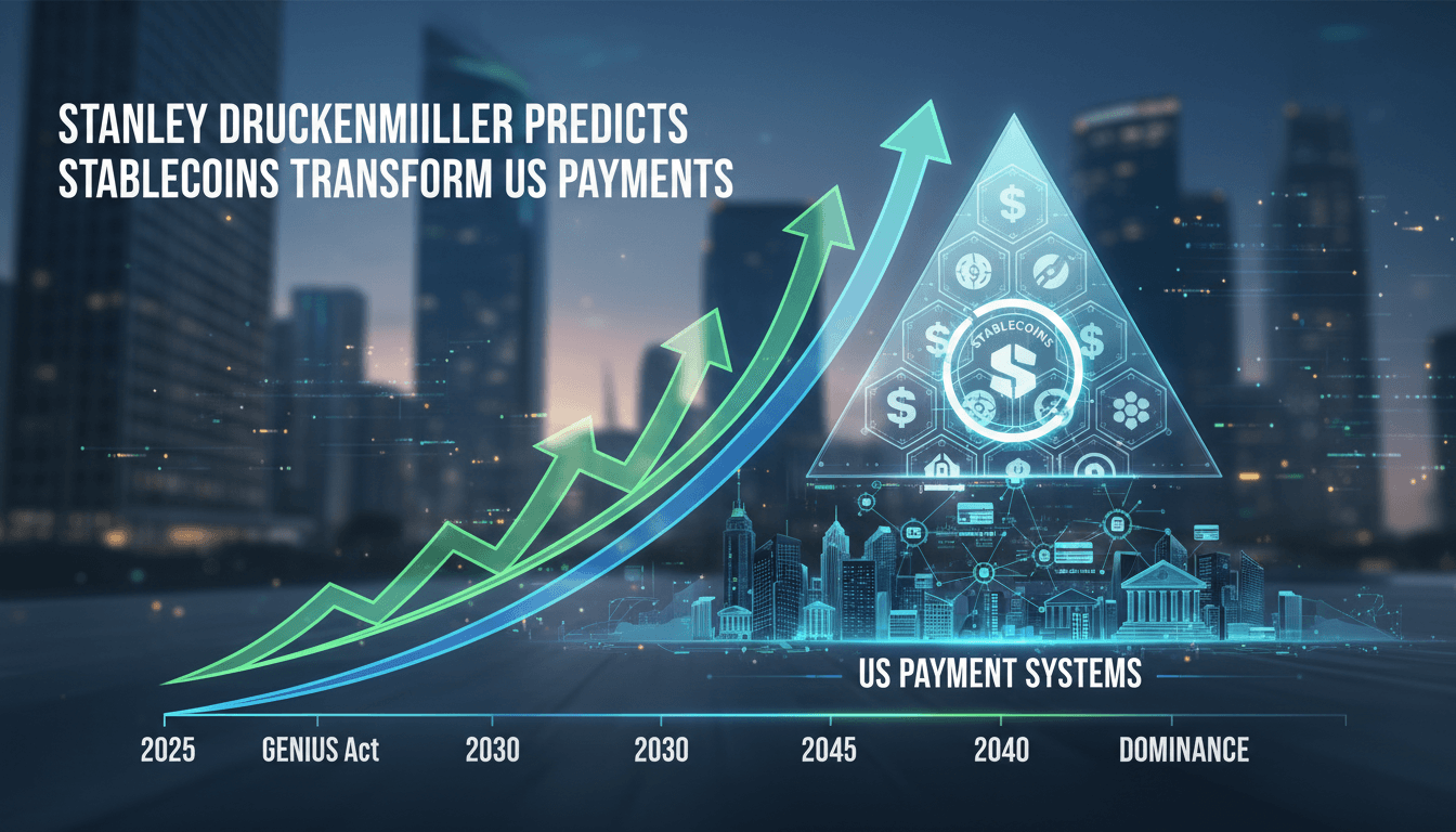 Stanley Druckenmiller Predicts Stablecoins Will Transform US Payment Systems in Next 10-15 Years