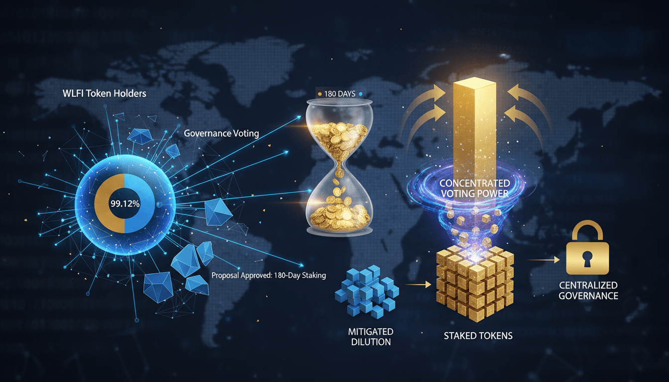 World Liberty Financial Token Holders Approve 180-Day Staking Requirement for Governance Voting