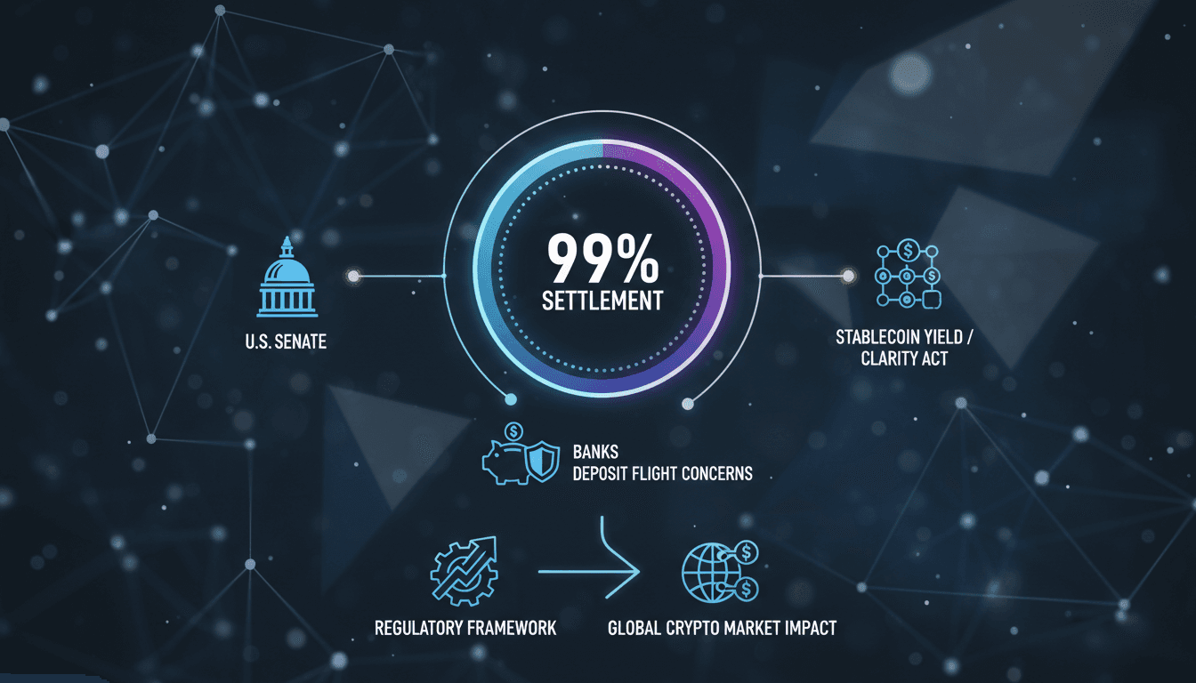 Senate Negotiations on CLARITY Act Stablecoin Yield Reach Near Final Agreement
