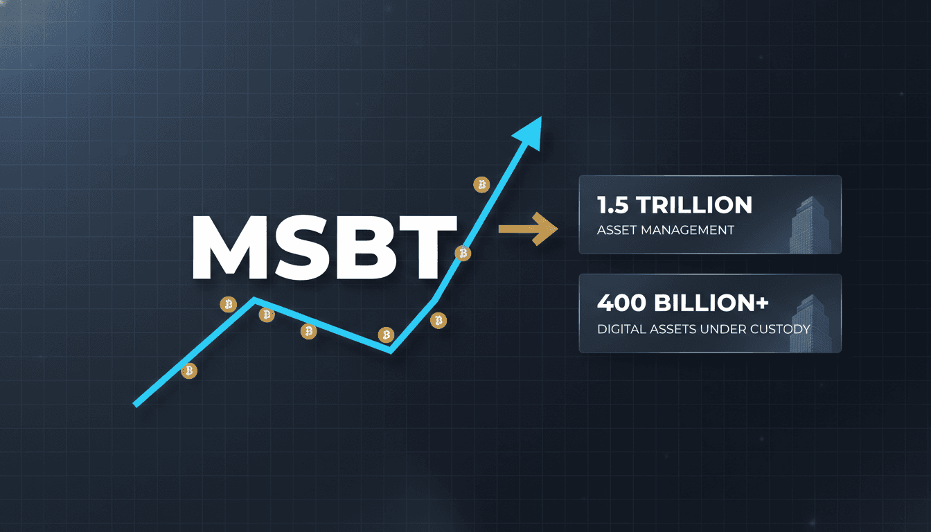 Morgan Stanley Bitcoin Trust Files for NYSE Arca Listing Under MSBT Ticker