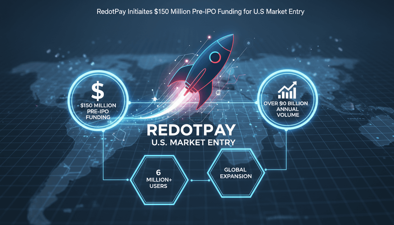 RedotPay Initiates $150 Million Pre-IPO Funding for U.S. Market Entry