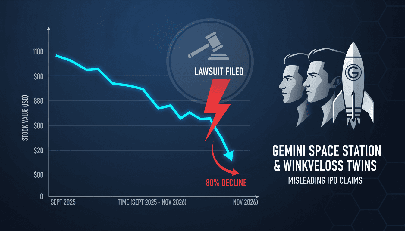 Class Action Lawsuit Filed Against Gemini Space Station and Winklevoss Twins Over Misleading IPO Claims