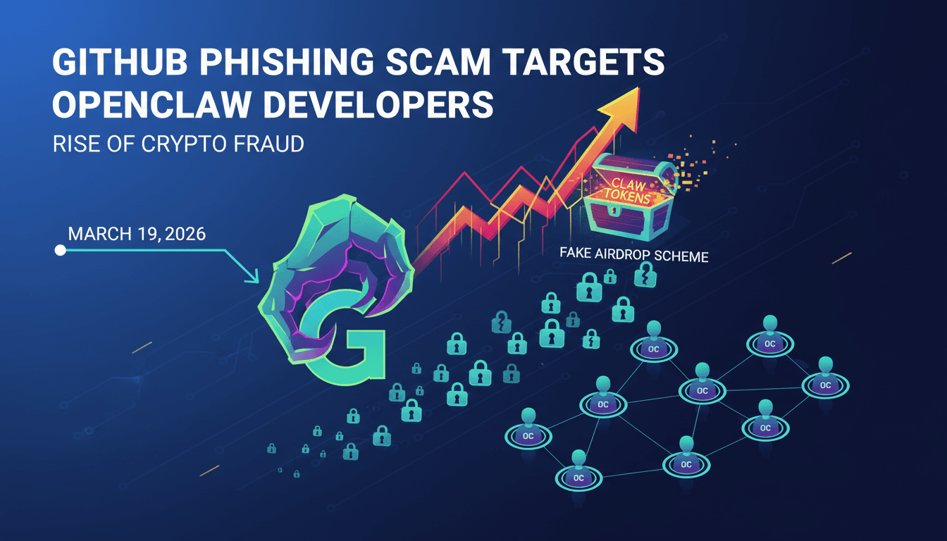 GitHub Phishing Scam Targets OpenClaw Developers with Fake Airdrop Scheme