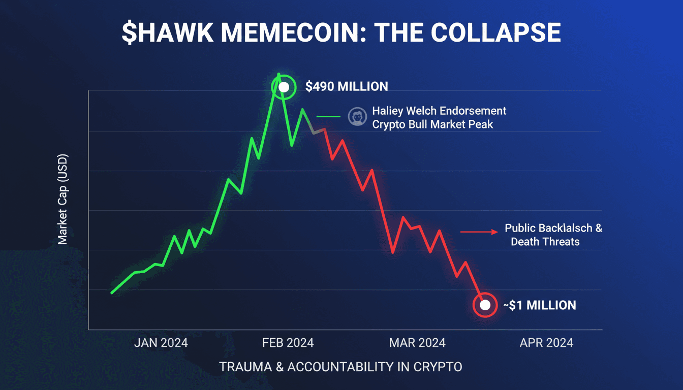 Haliey Welch Reveals Trauma from $HAWK Memecoin Collapse Following Public Backlash