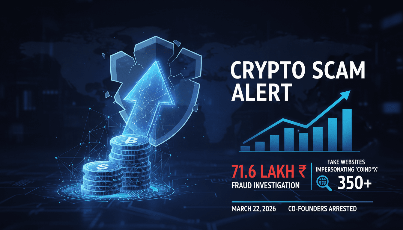 CoinDCX Co-Founders Arrested in ₹71.6 Lakh Fraud Investigation