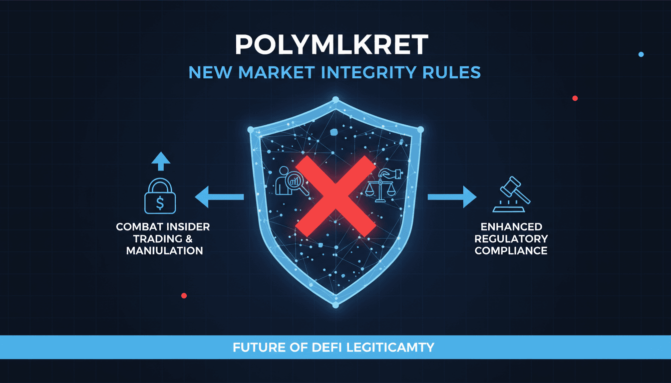 Polymarket Implements New Market Integrity Rules to Combat Insider Trading and Manipulation